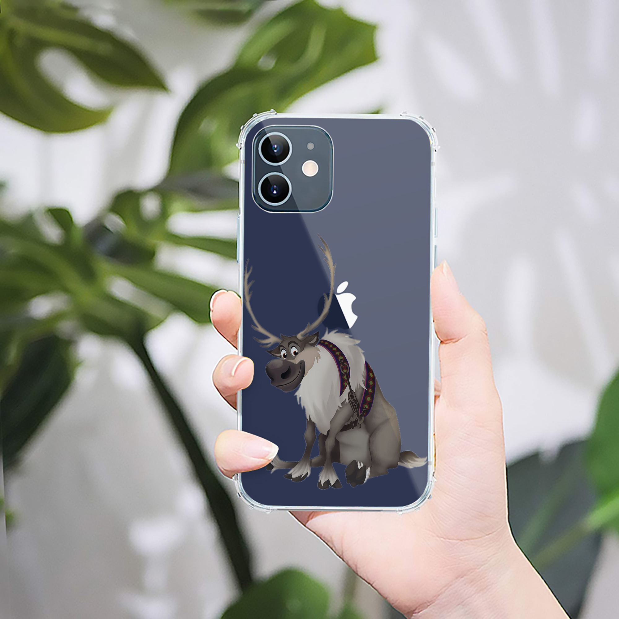 （画像用） アナと雪の女王 アンナ エルサ Frozen Anna Elsa 【iPhone 12シリーズ対応】透明スマホケース（クリアソフトケース）